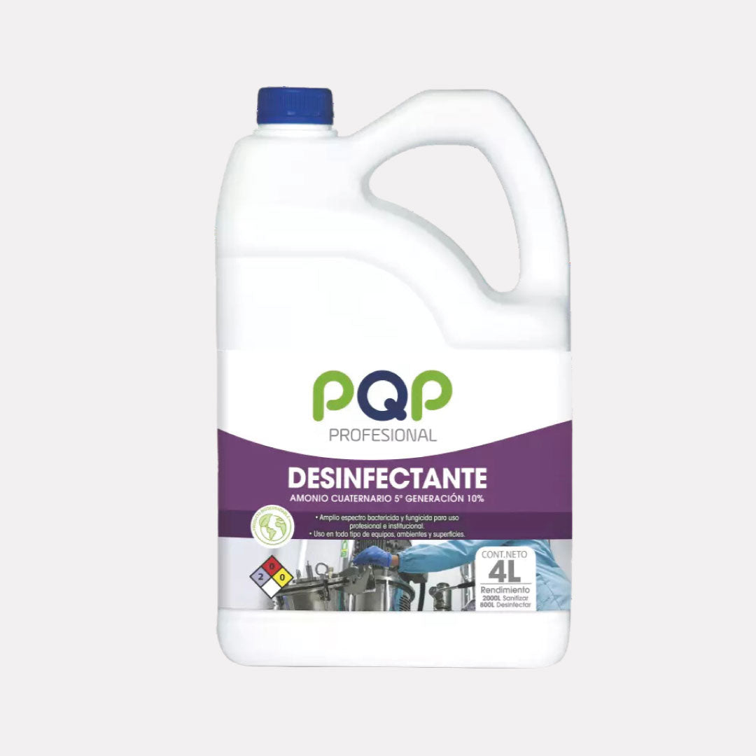 Desinfectante con Amonio Cuaternario 5a generación 10%
